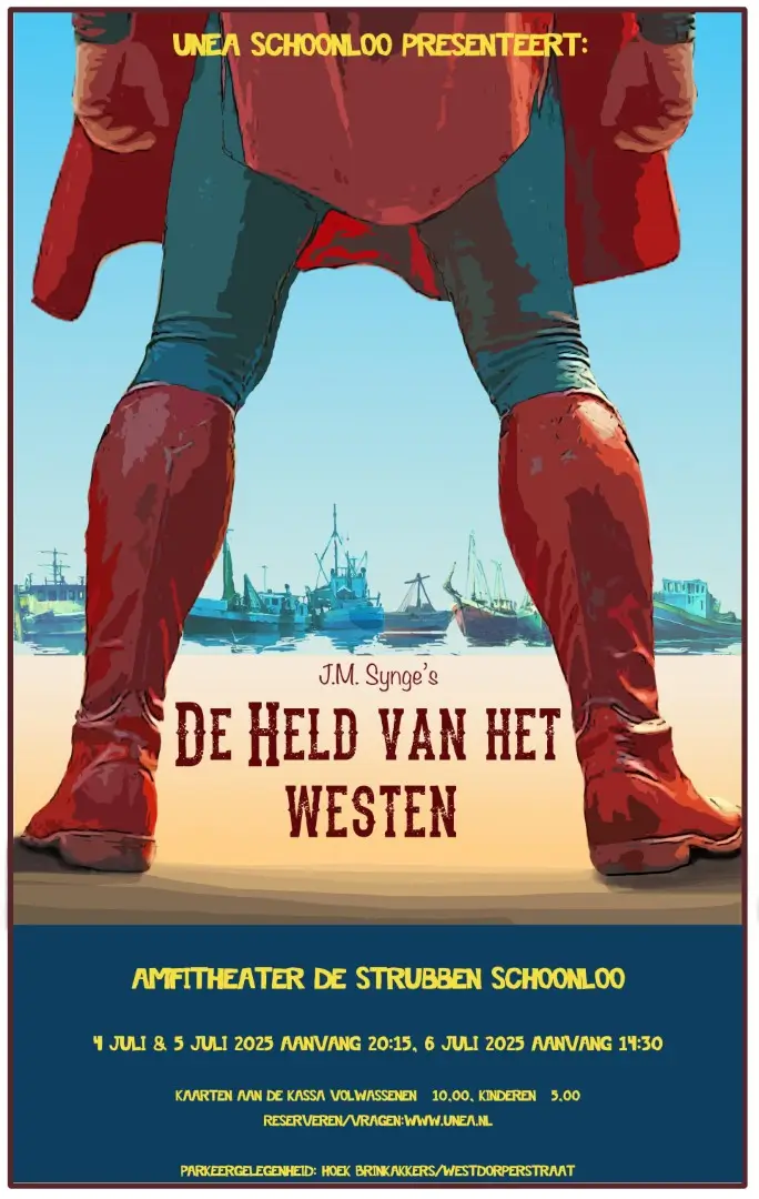 Poster: de held van het Westen